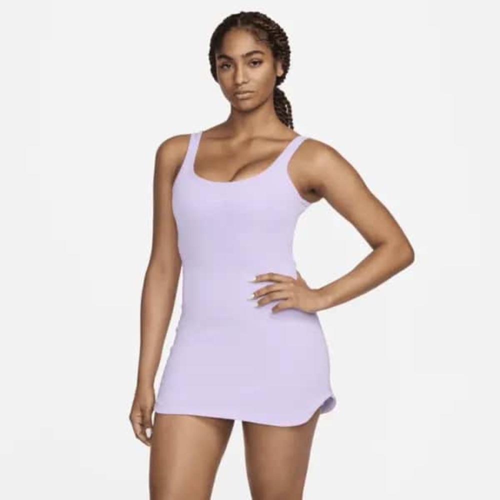 NWT NIKE 
One Dri-Fit Dress - Purple